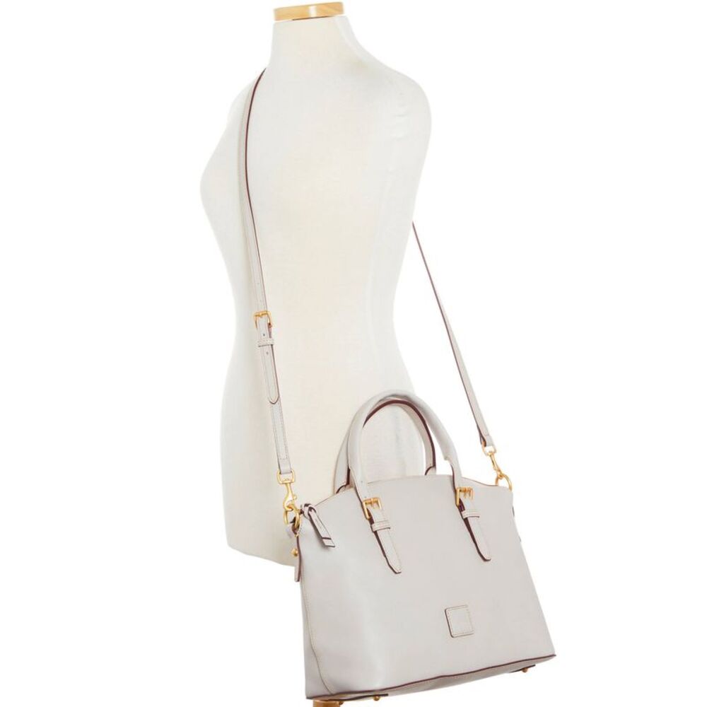 Dooney & Bourke Florentine Domed Satchel - Ecru - Picture 4 of 4